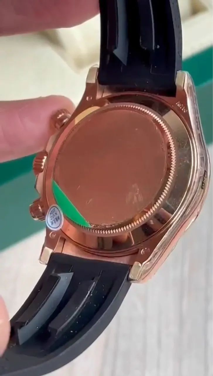 Relógio Rolex Daytona Rosé Super Clone automático - Foto 4