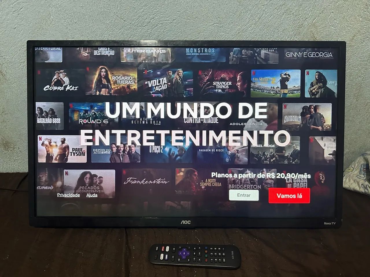 Tv aoc Roku smart 32 polegadas  - Foto 5