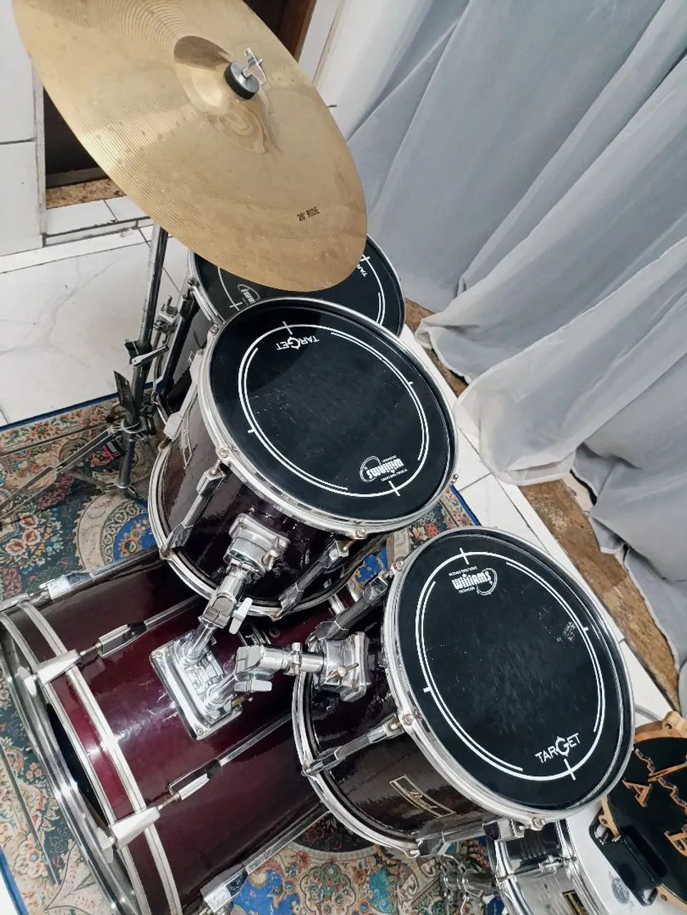 Bateria Pearl Export anos 90  - Foto 5
