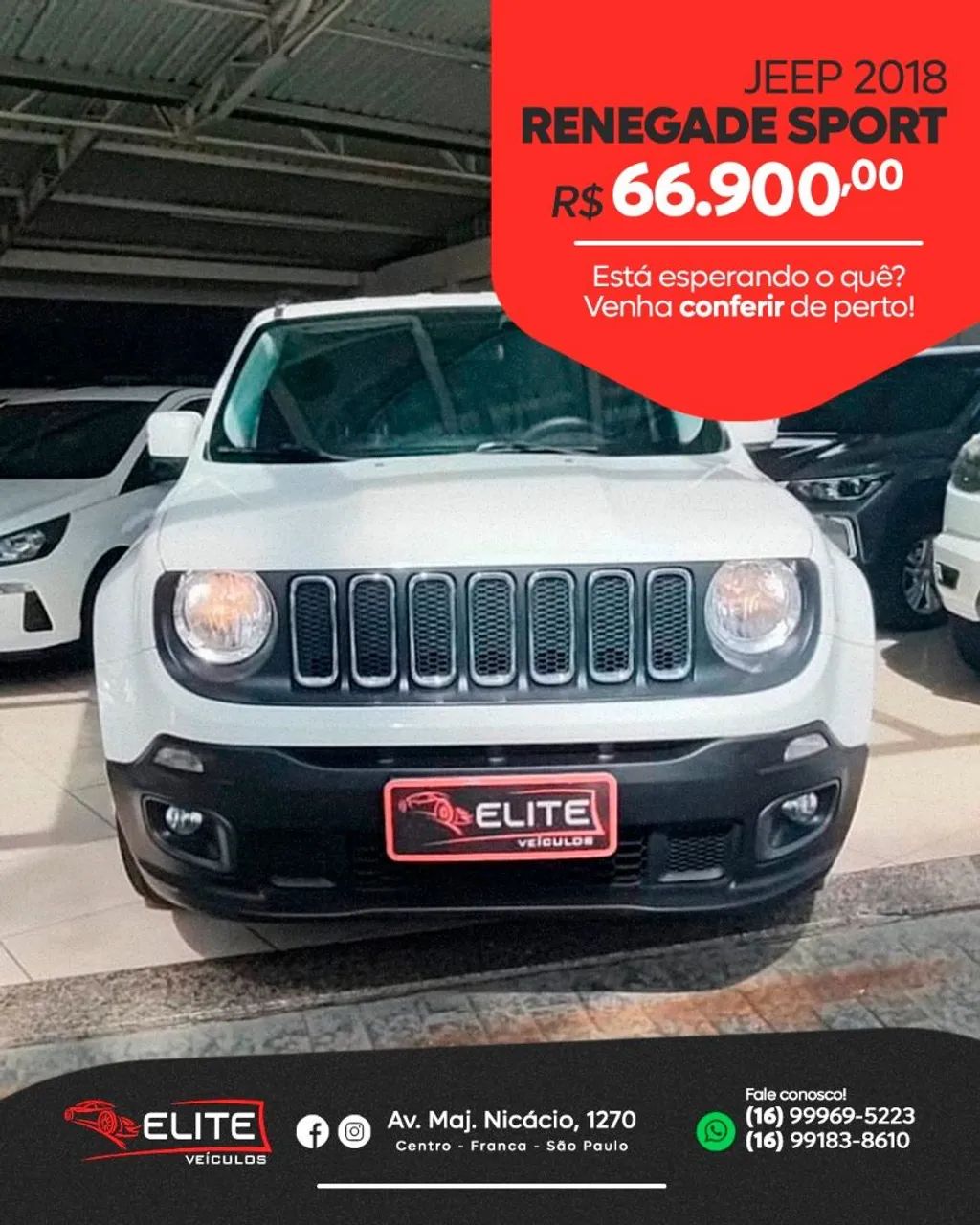 Jeep Renegade Renegade Sport 1.8 4x2 Flex 16V Mec. 2018