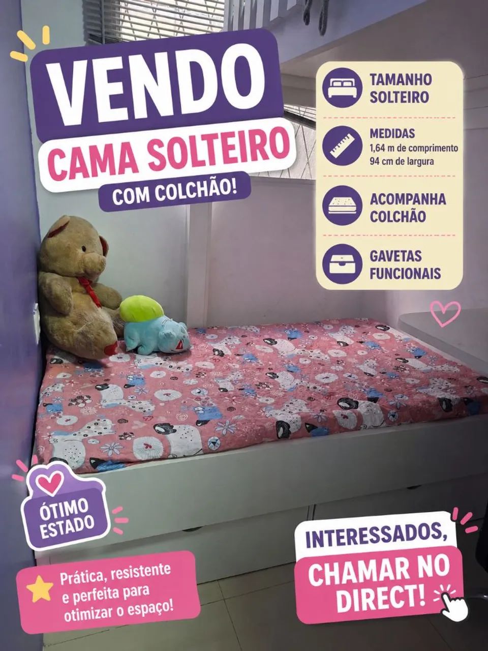 Cama montessoriana NOVA