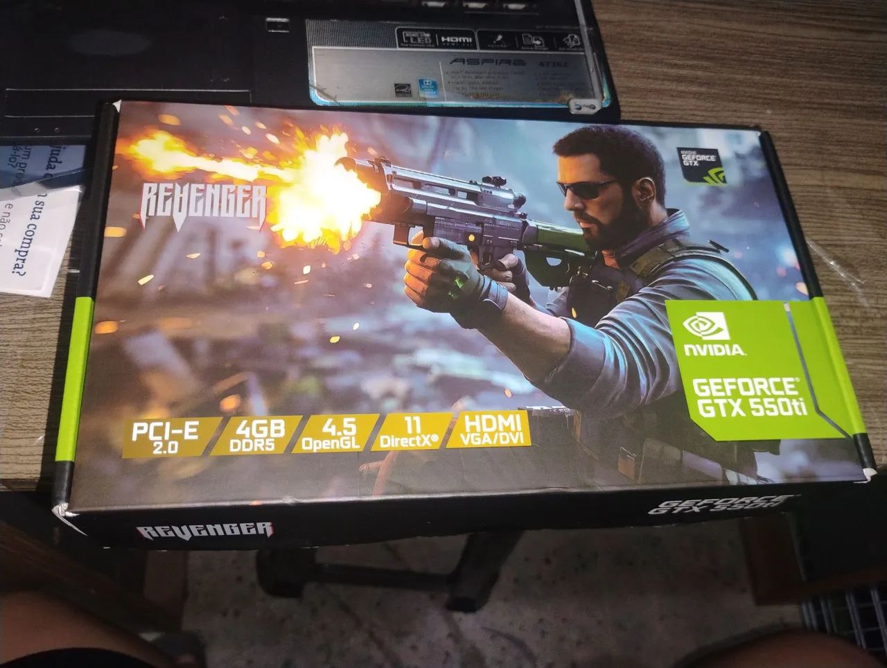 Placa de vídeo Geforce GTX 550ti