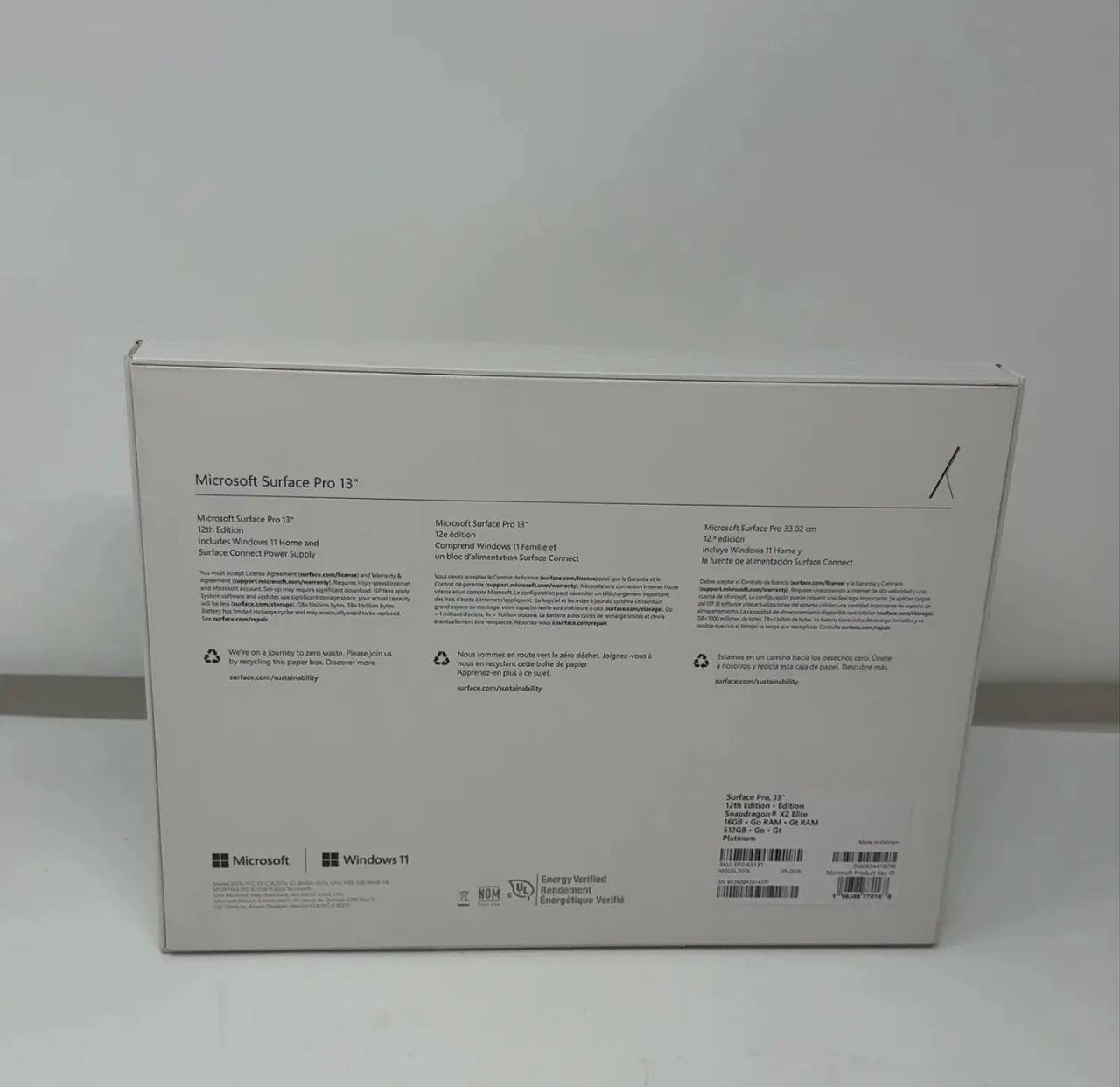 Microsoft Surface Pro 12 Edition 13" Snapdragon X2 Elite 16GB RAM 512GB SSD - Foto 3