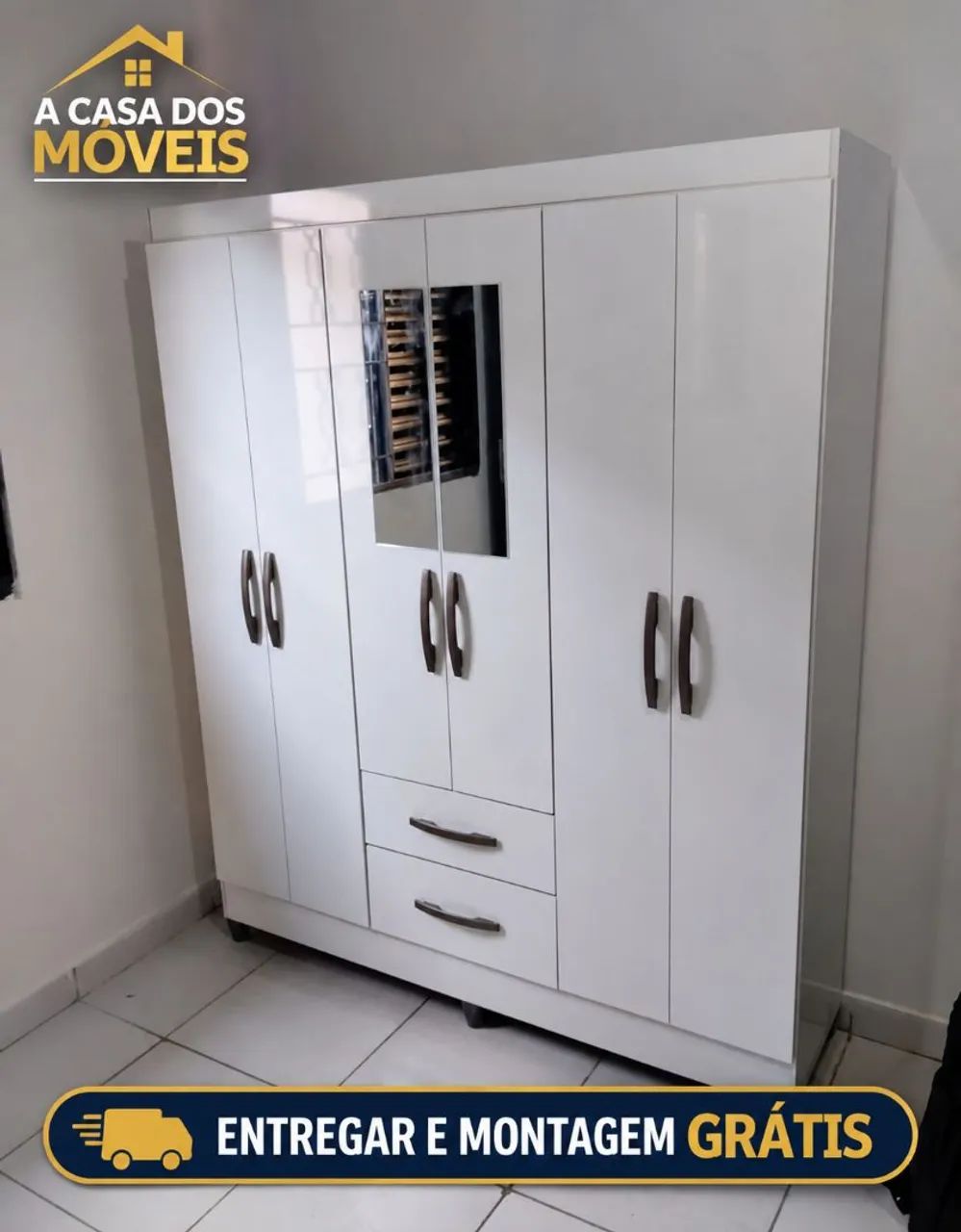 Guarda roupa Multi - Branco 