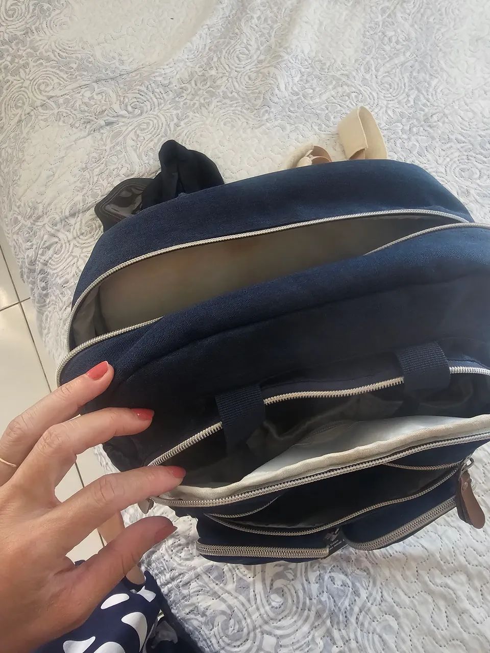 Mochila de maternidade e passeio - Foto 4