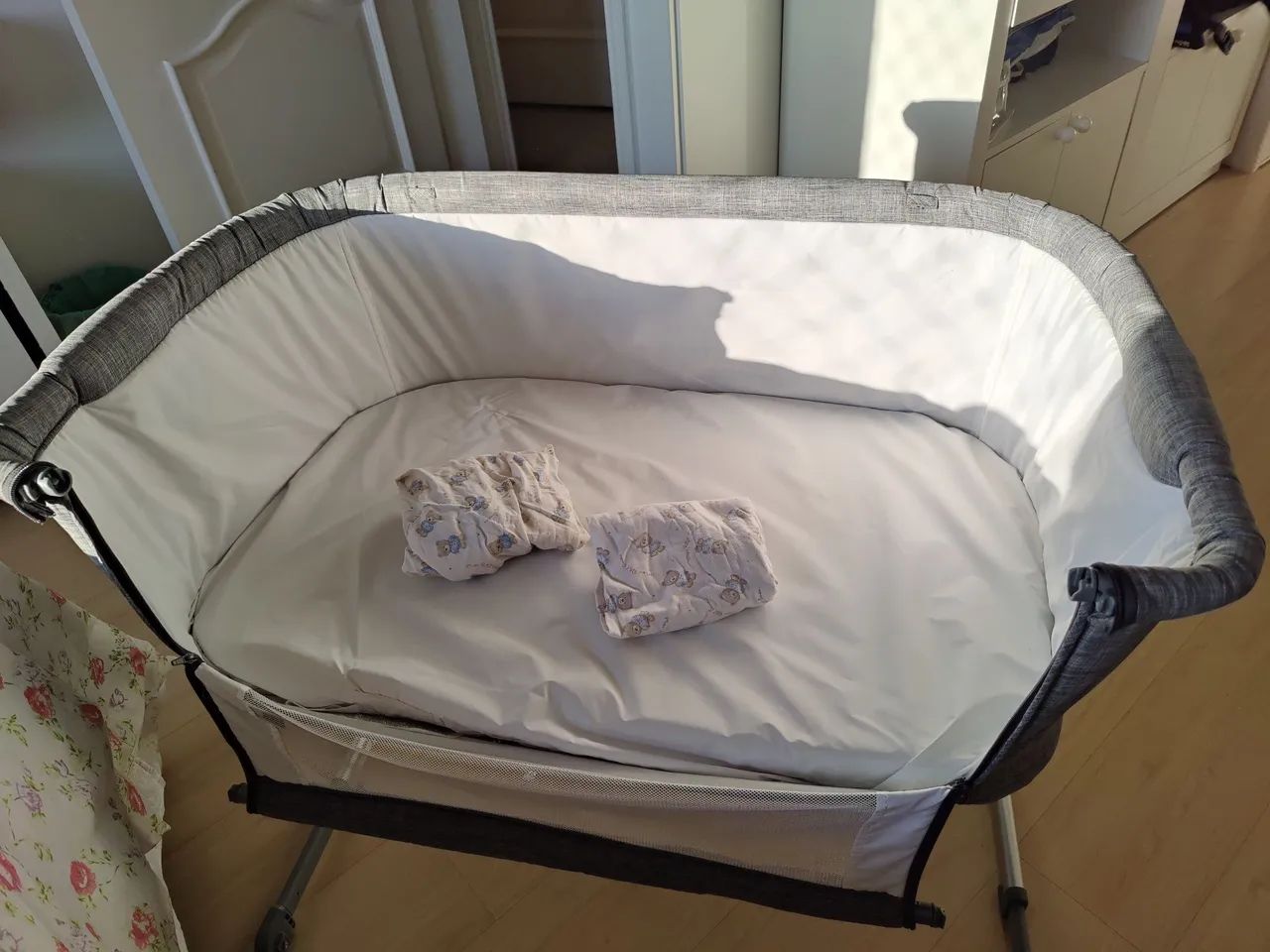 Berço Lateral Co-bed co-sleeper Safety First 1st, portátil - Foto 5