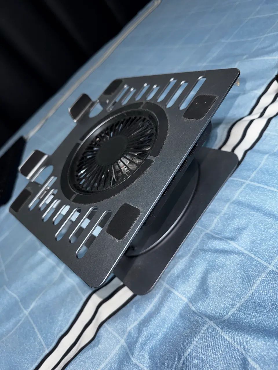 Suporte para Notebook SATE com Cooler, 2 USB e Altura Ajustável - Foto 3