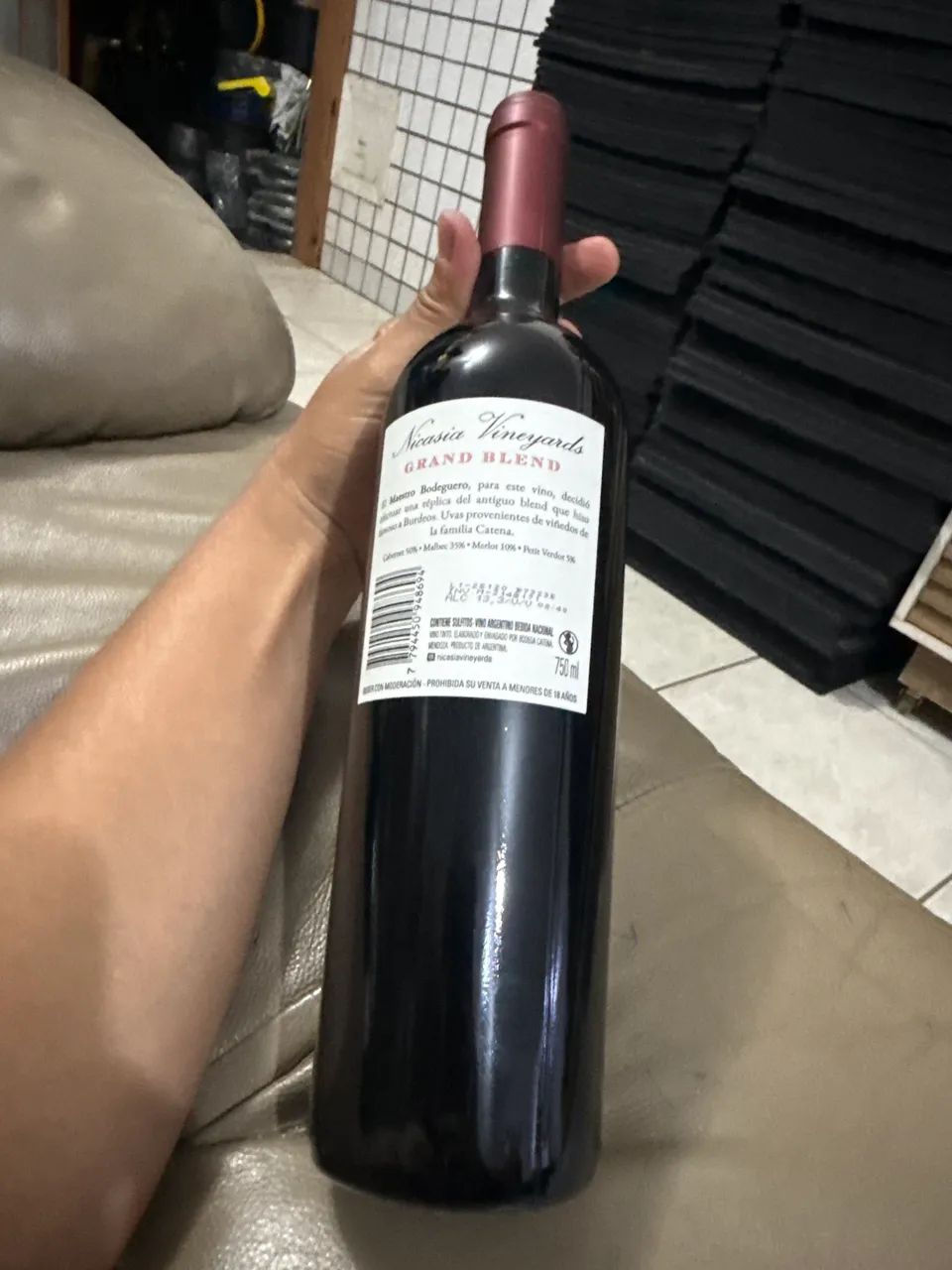 Vinho Argentino Nicassia Gran Blend 750ml - Foto 2