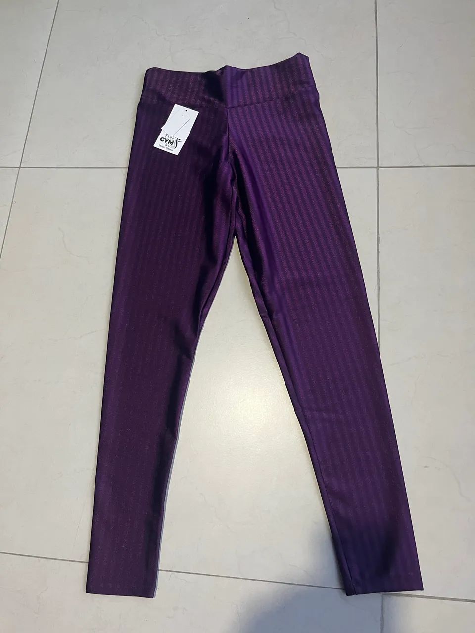 Calça legging de academia 3d NOVA roxo uva