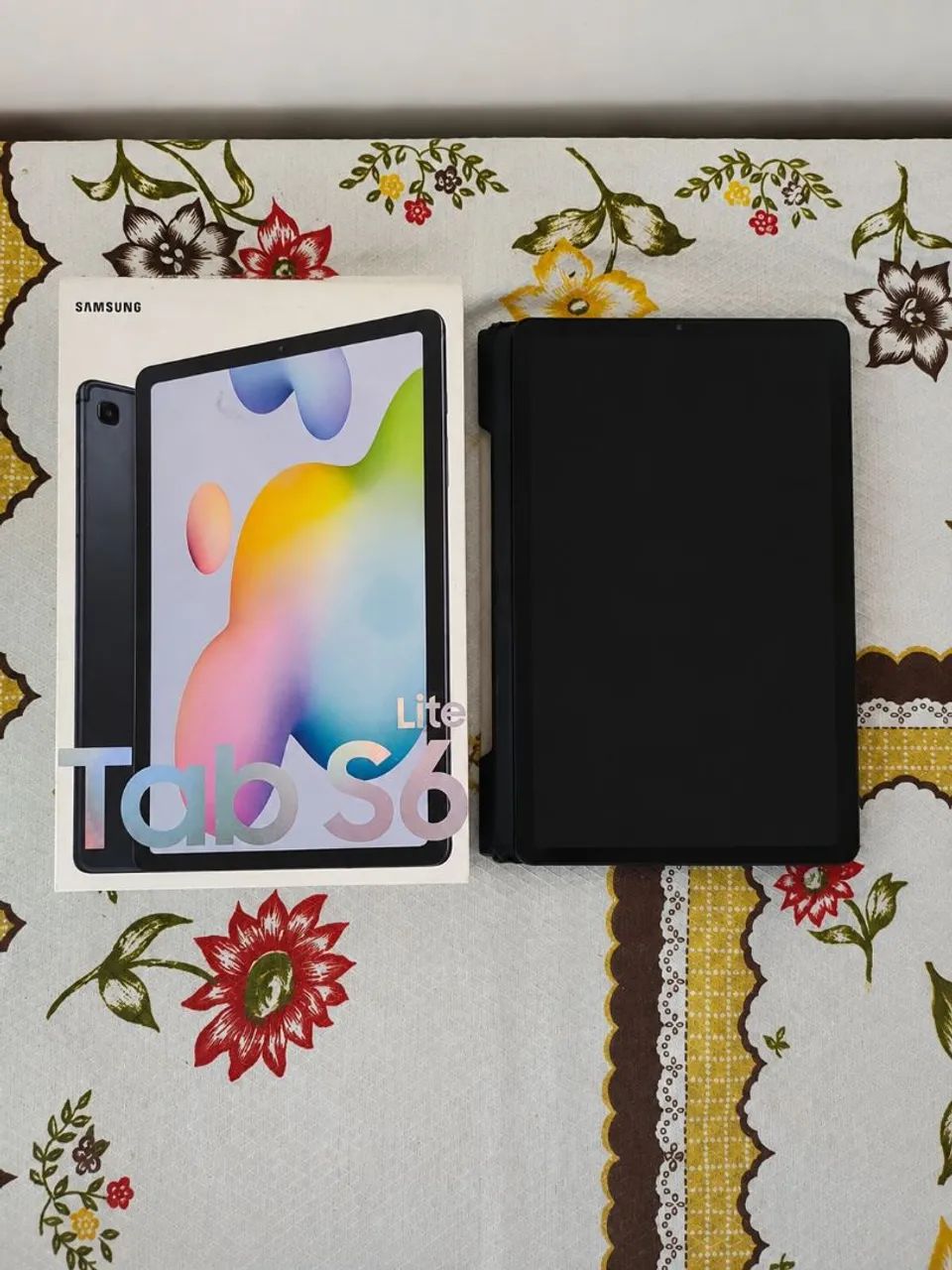 Tablet Samsung S6 Lite 64 GB com caneta touchscreean 