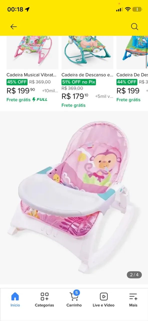 Cadeira bebê 