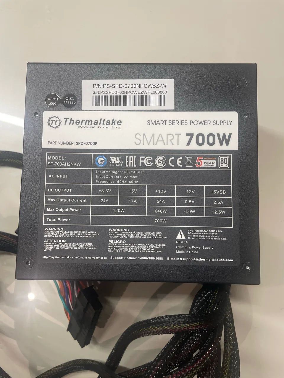 Fonte computador 700w - Foto 5