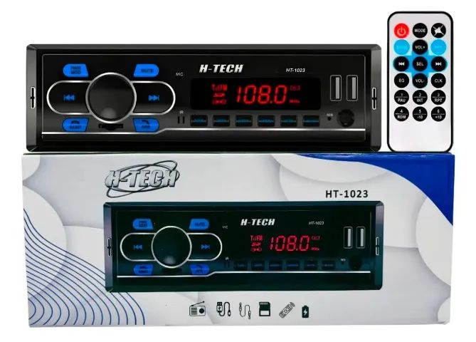 Toca CD H-Tech Bluetooth e Controle remoto - Foto 2