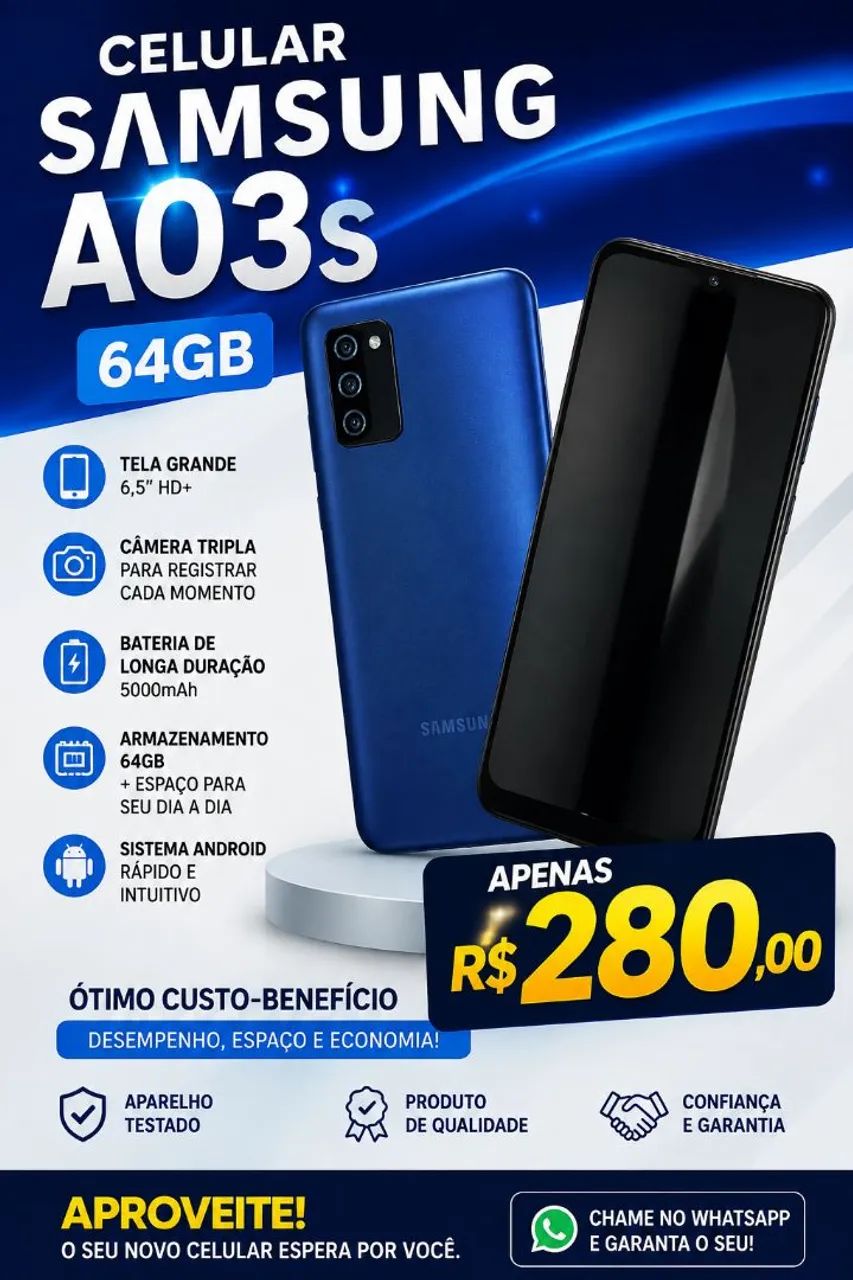 Celular Samsung a03s