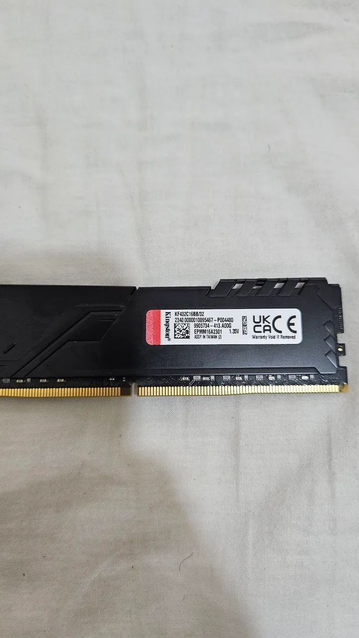 Memória Ram 32gb Fury beast - Foto 2