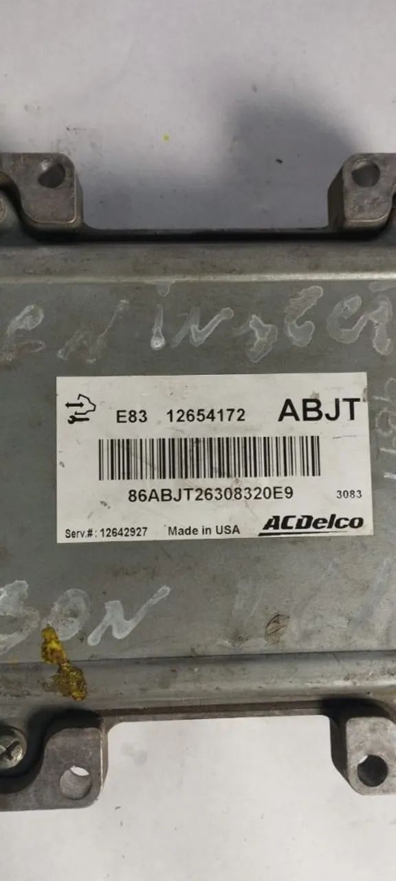 Modulo Injeção Onix Cobalt Sonic Prisma Gm E83 12654172 Abjt