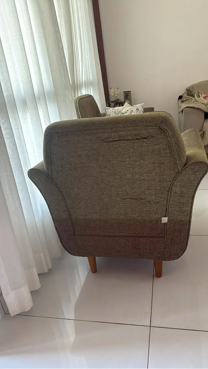 2 Poltronas usadas para reforma  - Foto 2