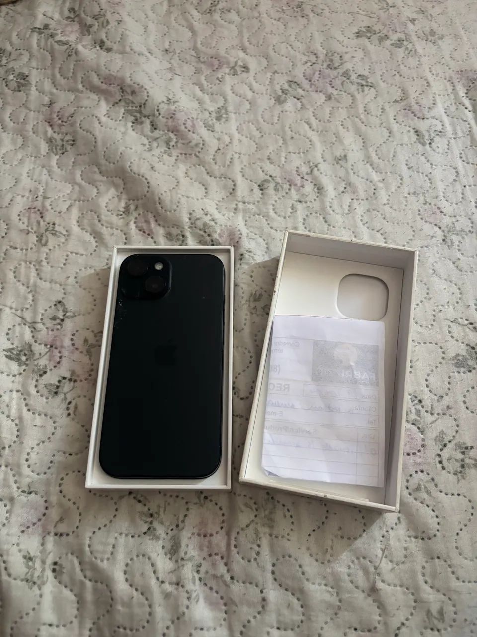 iphone 128gb com caixa e nf