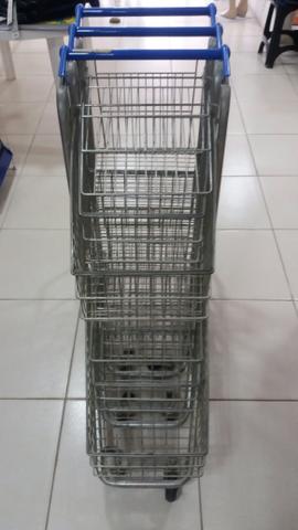 Vendo carrinho duplo 90 litros - Foto 2