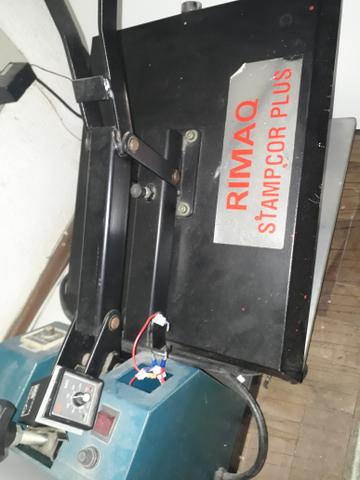 Prensa Rimaq Stampcor Plus para sublimação e filme de recorte