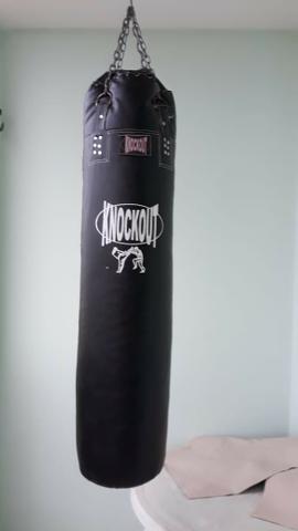 Saco boxe pancada lutas - com suporte - Foto 3