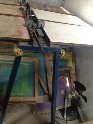 Mesa de serigrafia - estamparia - Foto 2