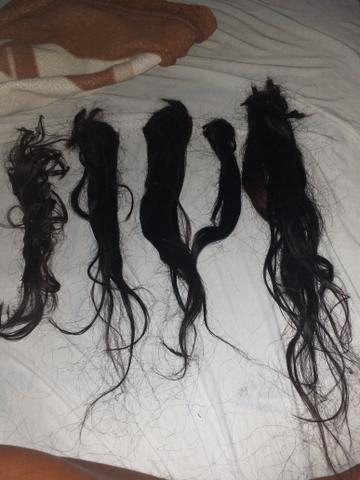 Cabelo humano usado