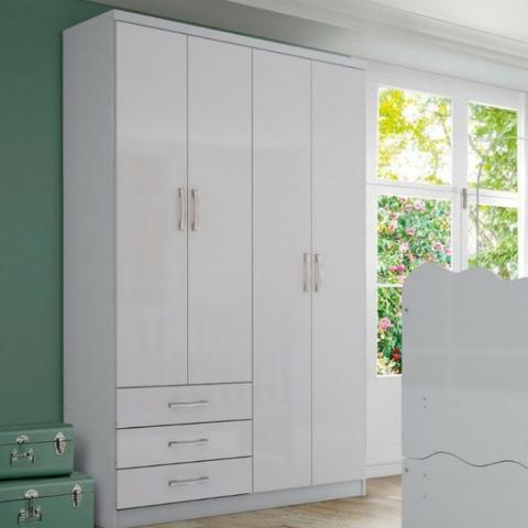 Guarda Roupa caju branco - R$469,00 - *
