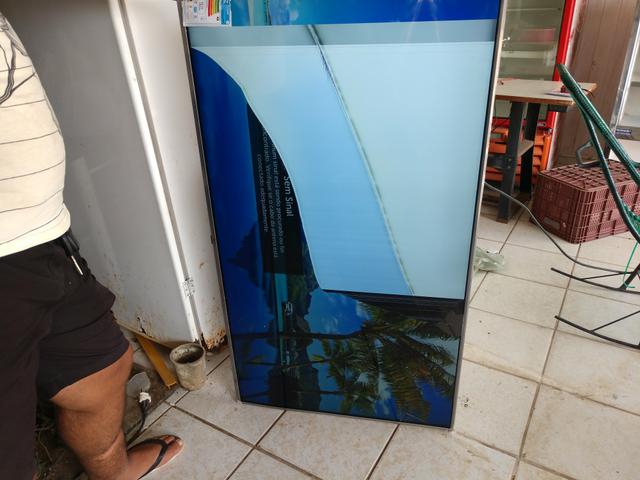 Vendo tv 55 polegadas tela trincada - Foto 3