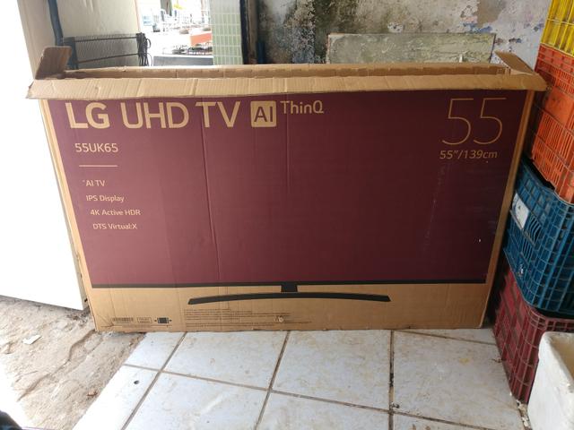 Vendo tv 55 polegadas tela trincada - Foto 2