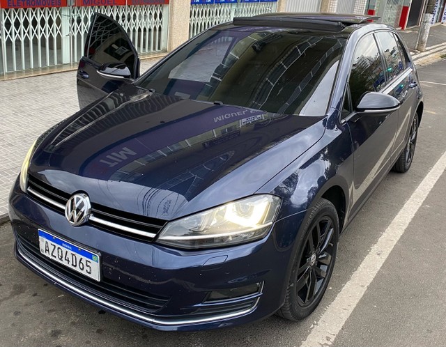 GOLF 1.4 HIGHLINE 2015 AZUL NIGHT PACOTE EXCLUSIVE
