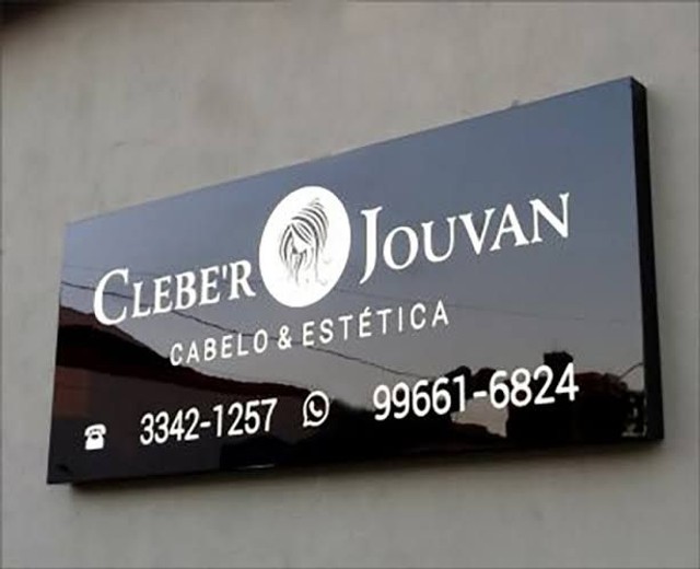 Placa de fachada de ACM ou lona. - Foto 2