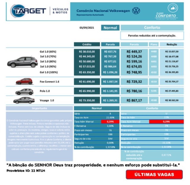 FAÇA SEU CONSÓRCIO VOLKSWAGEN COMIGO