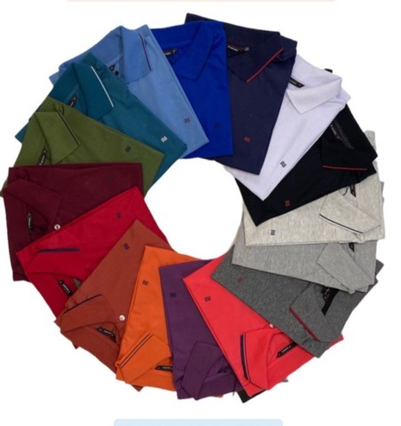 Gola Polo B ásica Algodão  - Foto 2