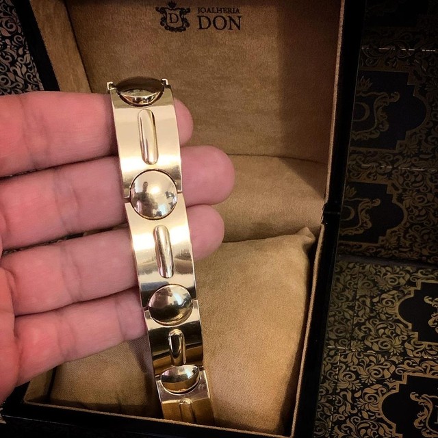 Bracelete em Ouro 18k 70 gramas - Foto 2