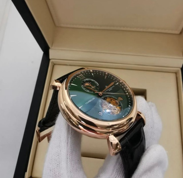 Relógio Vacheron Constantin Automatico Couro Novo - Foto 2
