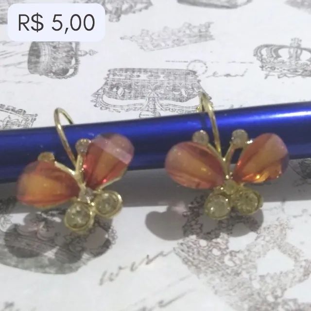 Lote - Brincos e pulseiras (7 itens) - Foto 3