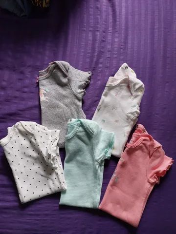 Kit body bebê 5 peças  Carter's