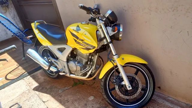 Honda cbx 250 twister,2008, amarela, r$ 6.500 em Brasil