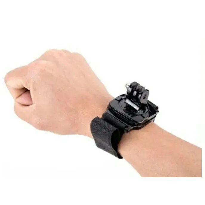 Suporte Alça De Pulso Para Gopro E Sjcam Com Giro 360 Graus - Foto 2