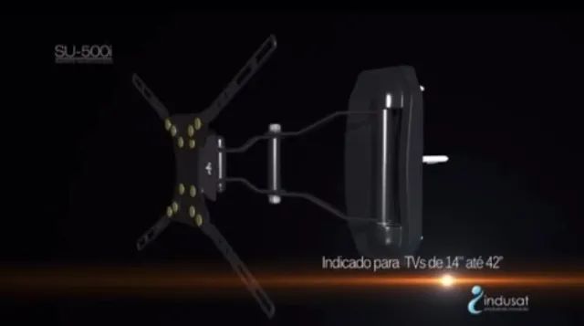 Suporte Universal Tri Articulado SU-500i Smart tv LCD LED 3D - Foto 4