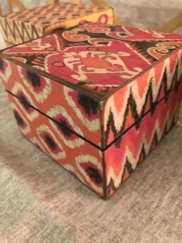 KIT 3 caixas indianas porta joias ou decorativas  - Foto 3