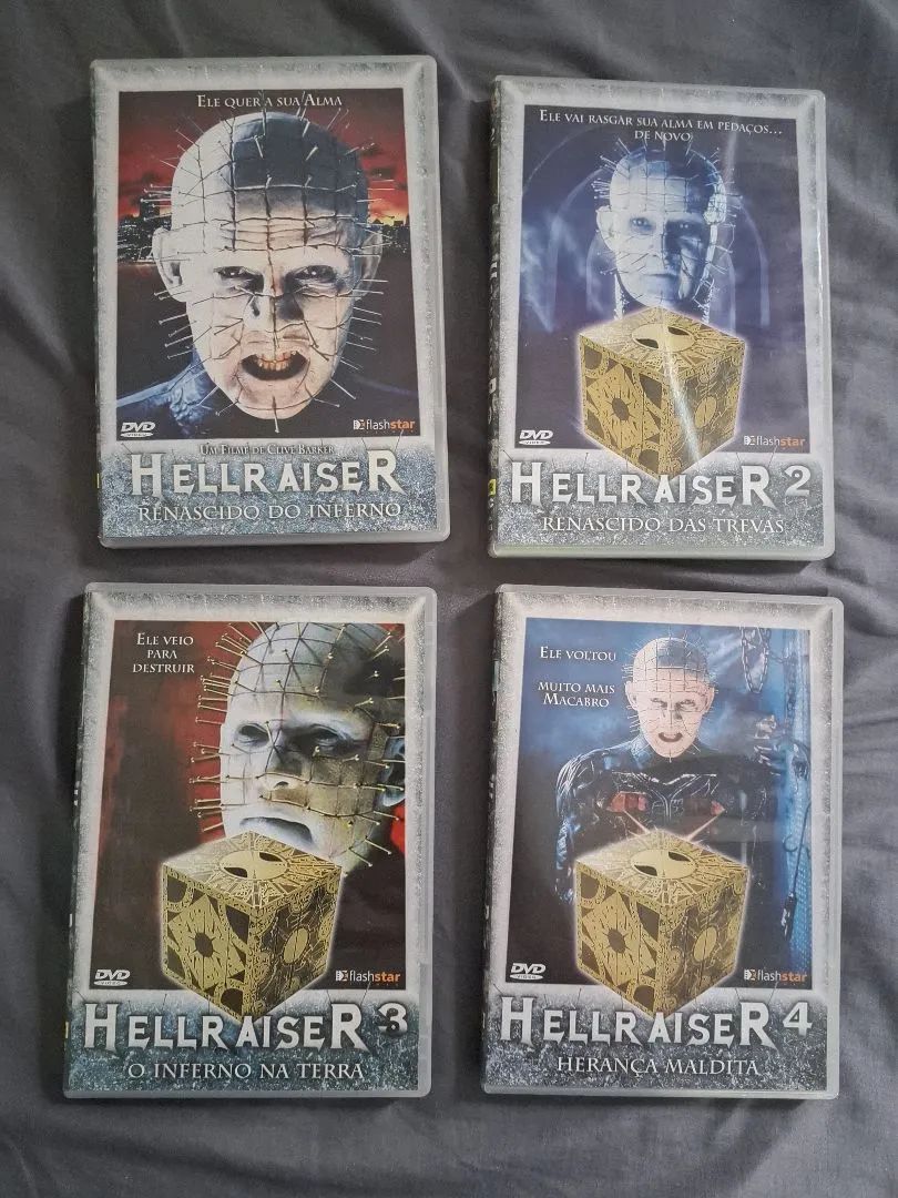 Dvds HellRaiser - Coleção 1 ao 4