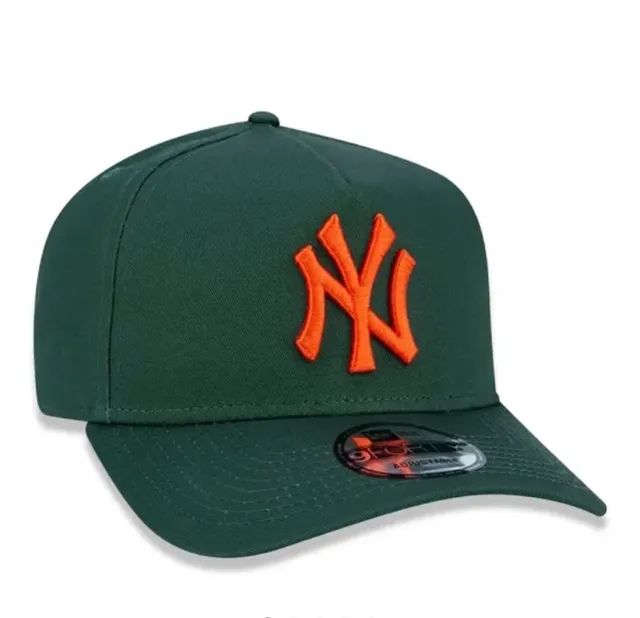 Boné New Era 9Forty A-Frame NY Yankees Destroyed Verde - America