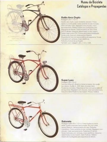 Bicicleta rara Caloi Baloneta  - Foto 3