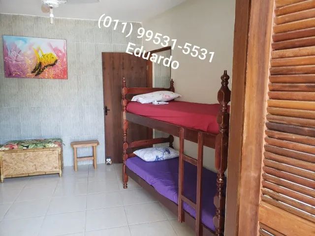 casa praia temporada Itanhaém 5 quartos 3 banheiros piscina churrasqueira próximo ao mar - Foto 11