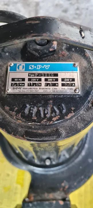 Motor Elétrico Trifásico SPV P-30EG