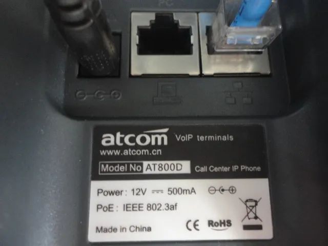 Telefone Ip Discador Heaset Call Center Atcom At800 - Foto 5