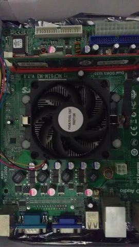 Kit Placa Mãe + Processador c/ cooler + Memórias - Foto 4