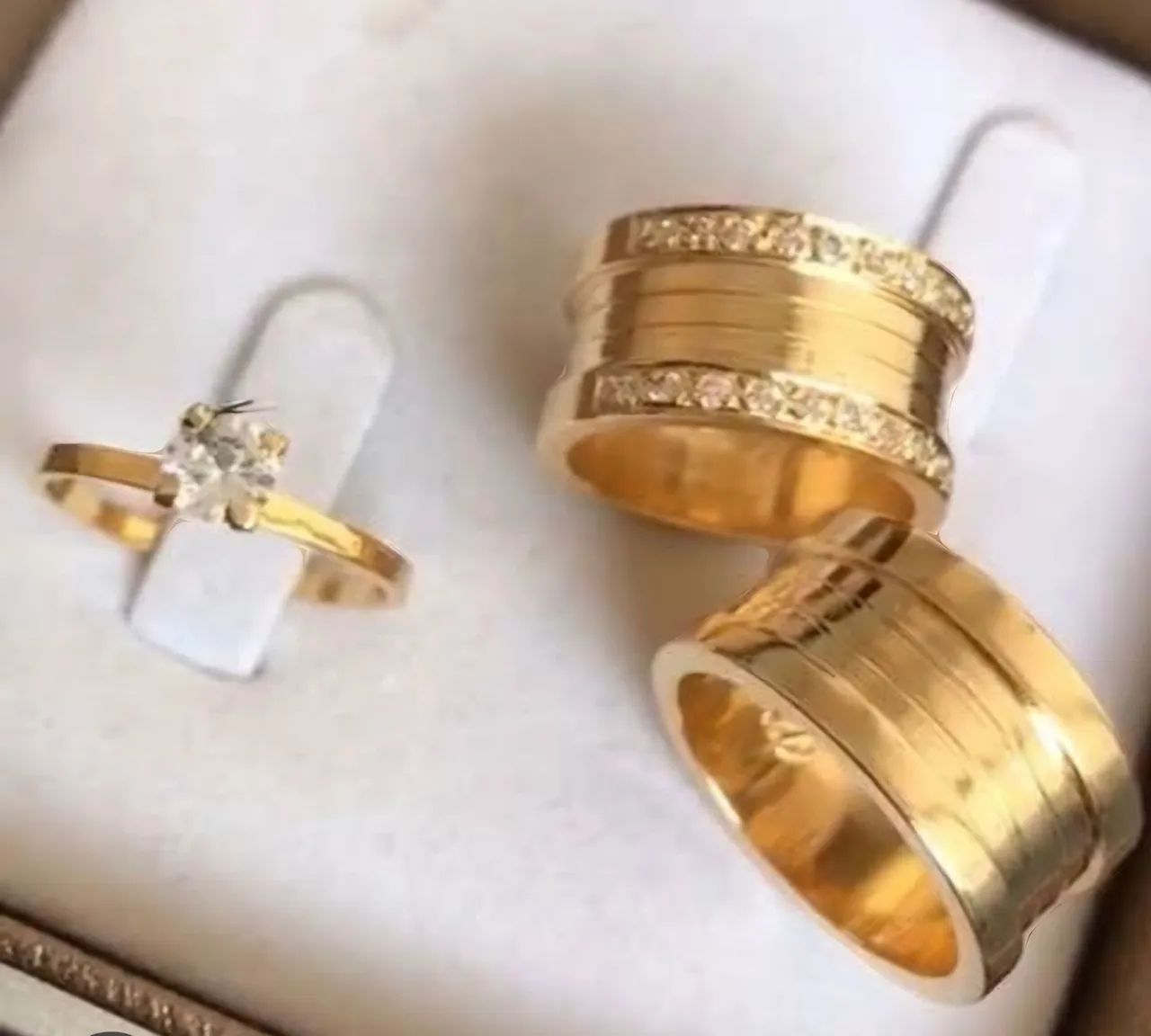 Alianças diversos modelos 18k - Foto 2